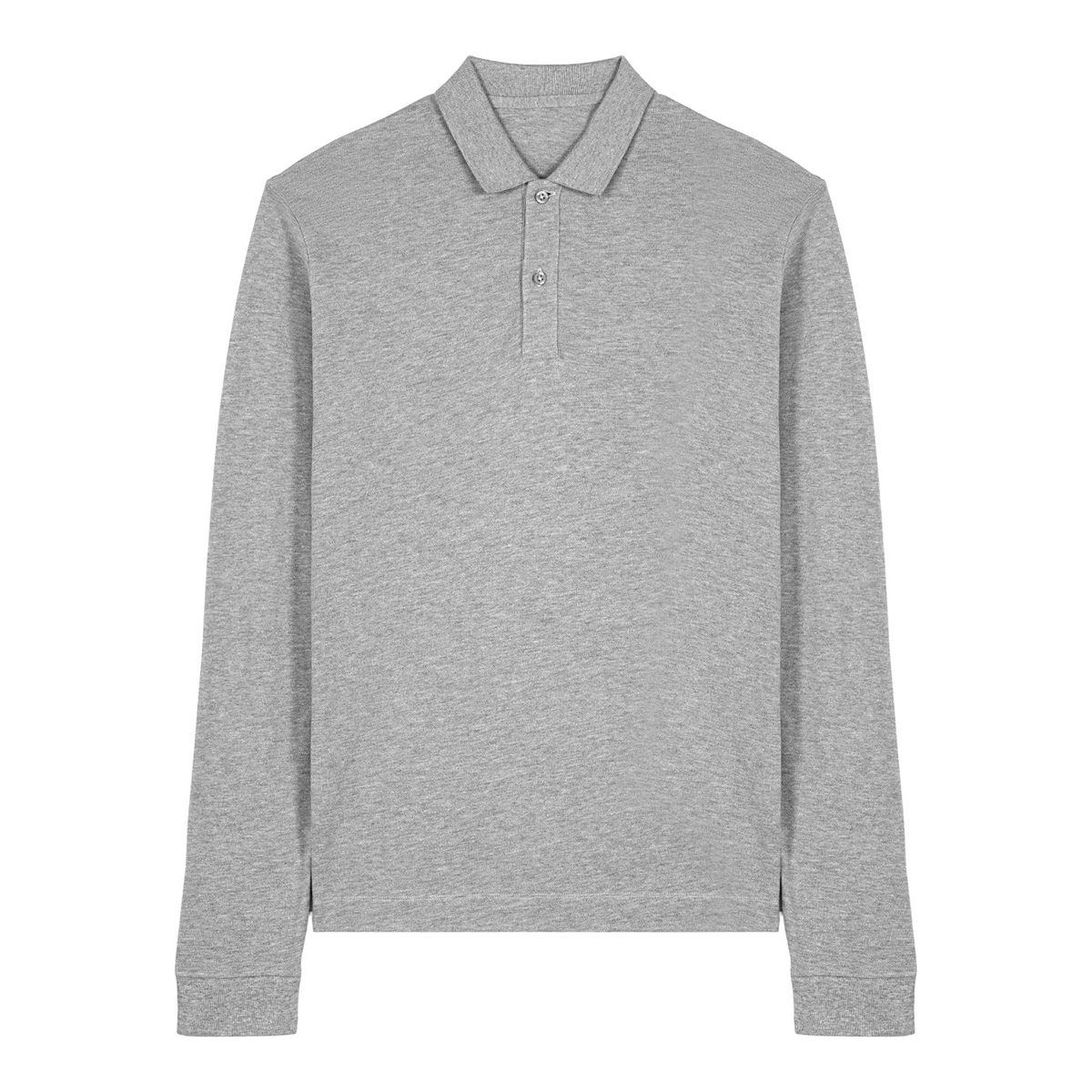 StanleyStella-Prepster-20-long-sleeve-polo-240-gm-bedrukken-heather-grey