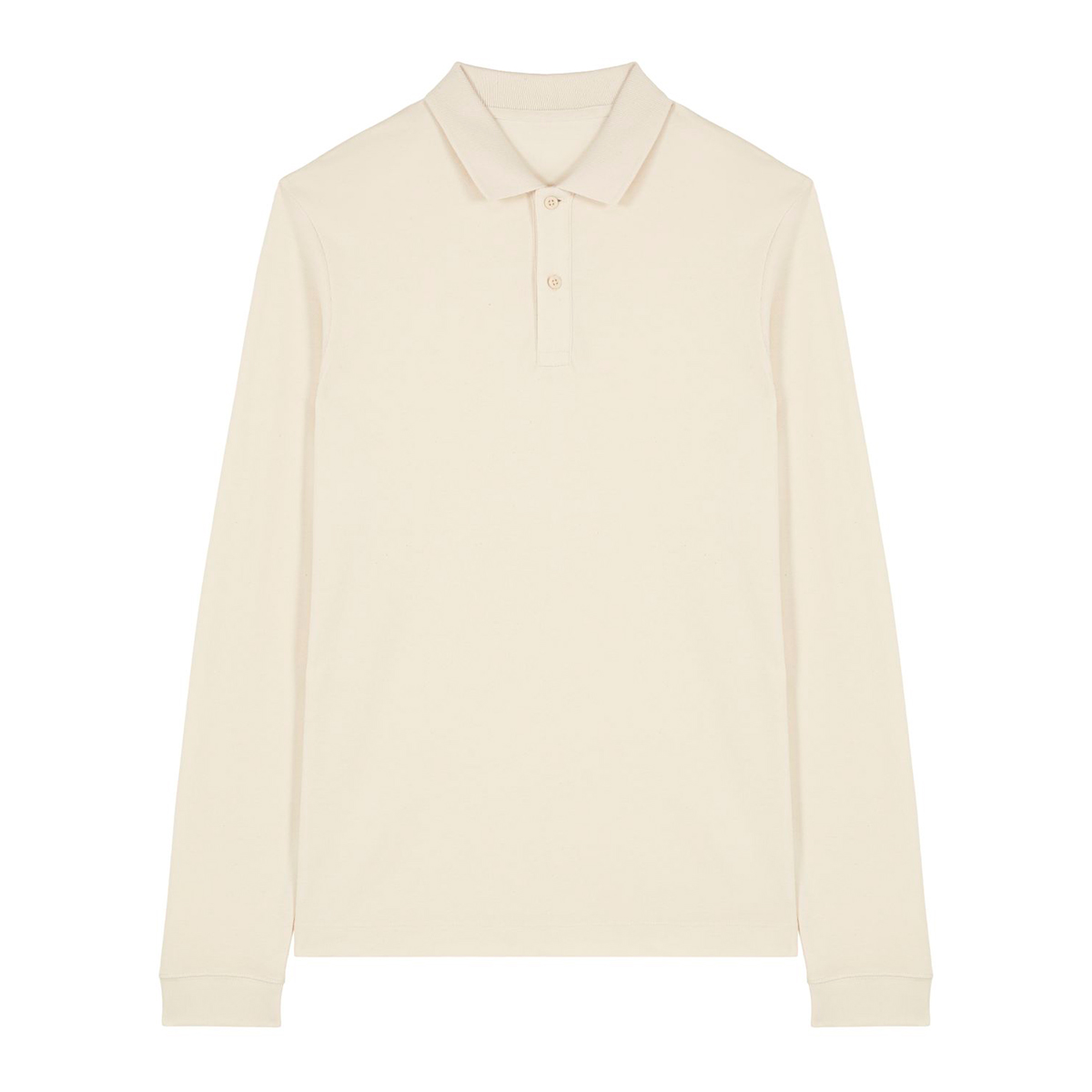 StanleyStella-Prepster-20-long-sleeve-polo-240-gm-bedrukken-natural-raw