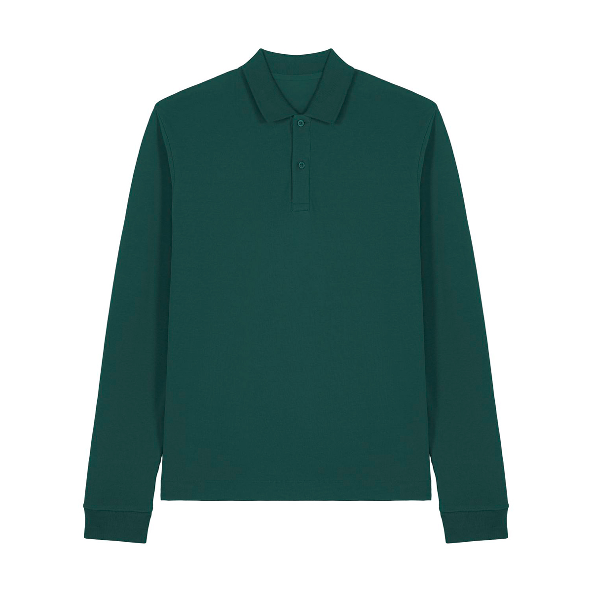 StanleyStella-Prepster-20-long-sleeve-polo-240-gm-bedrukken-glazed-green