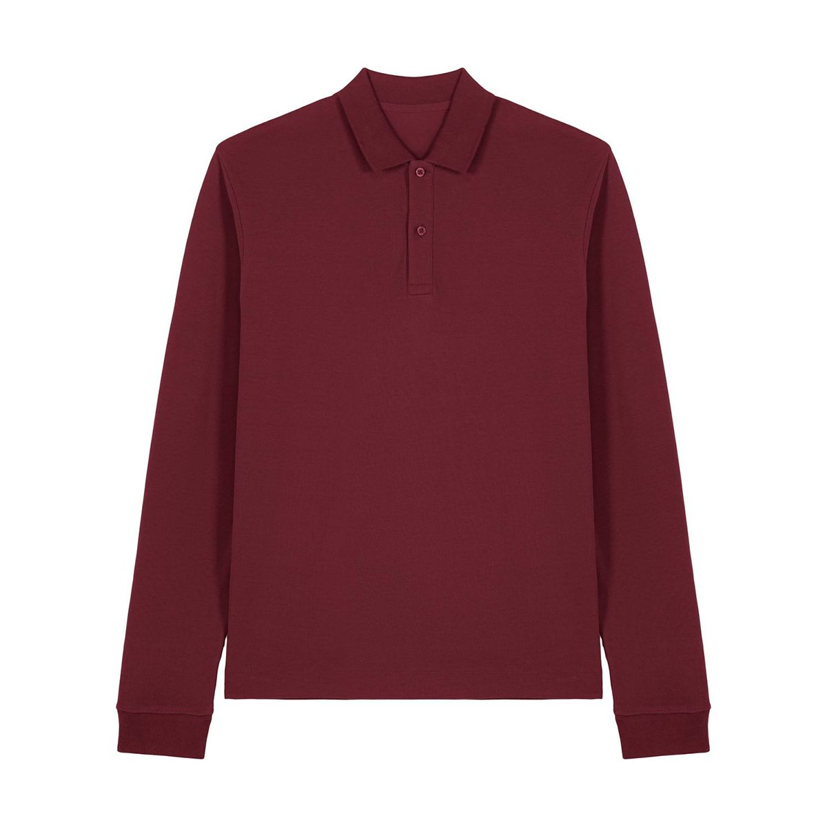 StanleyStella-Prepster-20-long-sleeve-polo-240-gm-bedrukken-burgundy