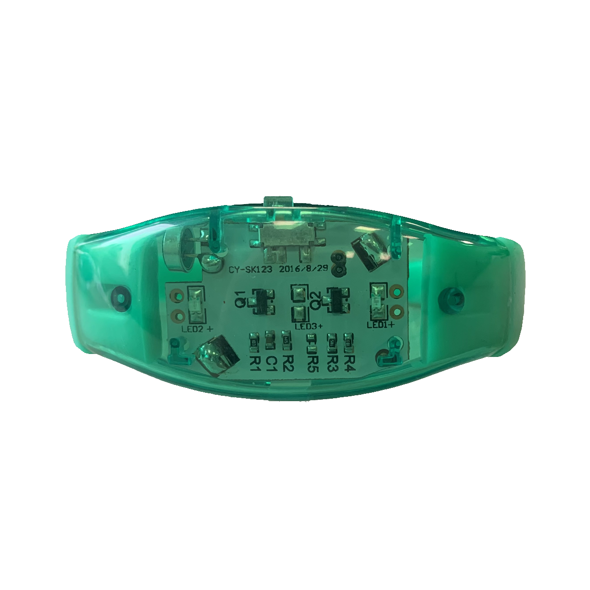 Sound-activated-LED-armbandje-bedrukken-groen