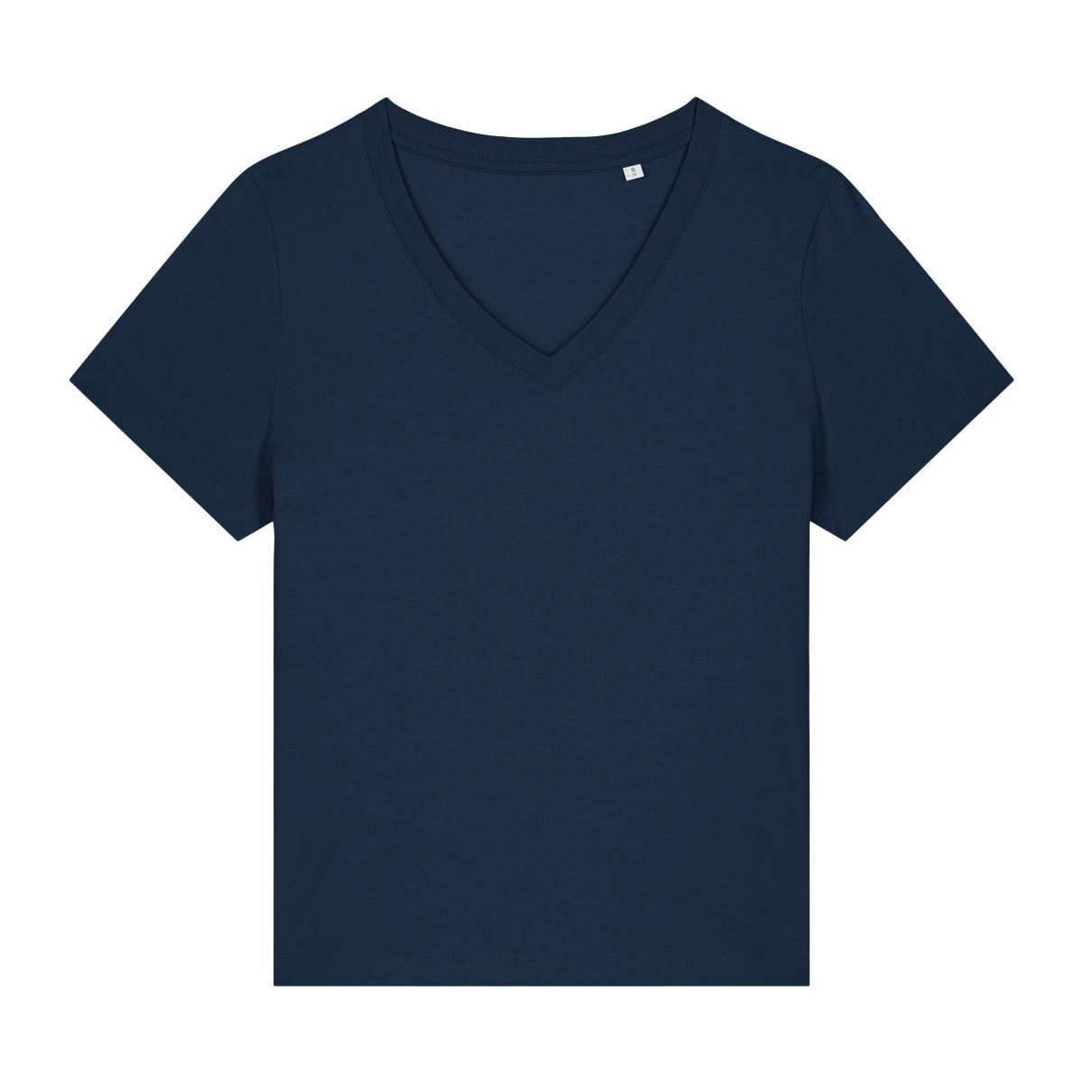 StanleyStella-Isla-dames-T-shirt-V-hals-155-gm-bedrukken-french-navy
