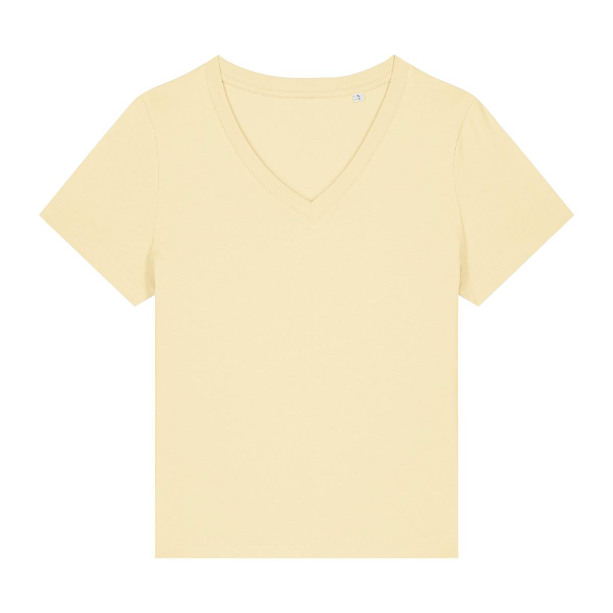 StanleyStella-Isla-dames-T-shirt-V-hals-155-gm-bedrukken-butter