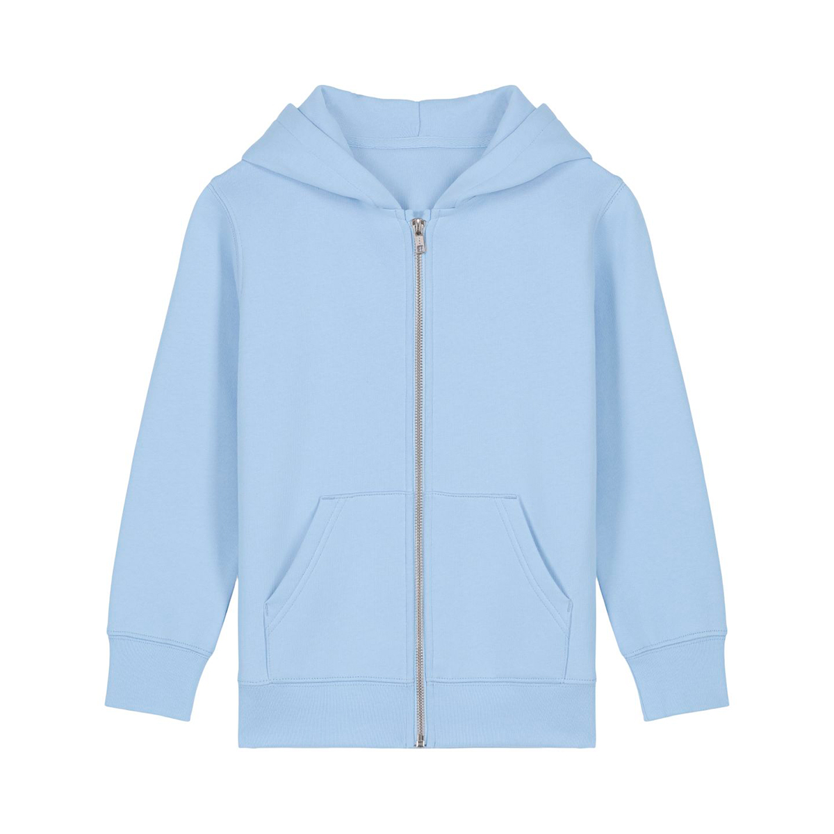 StanleyStella-Mini-Cultivator-20-hoodie-met-rits-Kids-300-gm-bedrukken-blue-soul