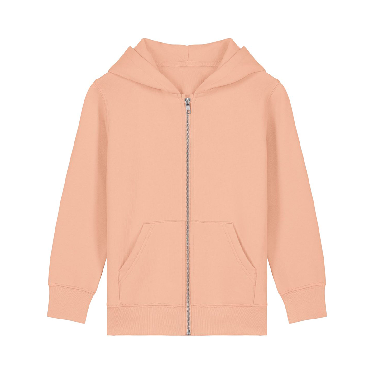 StanleyStella-Mini-Cultivator-20-hoodie-met-rits-Kids-300-gm-bedrukken-fraiche-peche