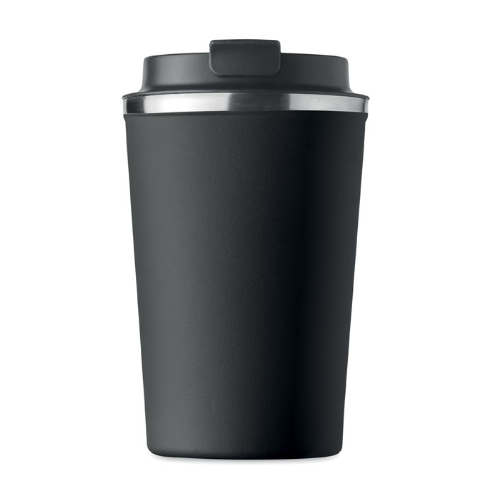 Koffiebeker-to-go-Dubbelwandig-350-ml-bedrukken-zwart