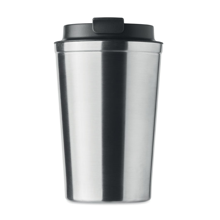 Koffiebeker-to-go-Dubbelwandig-350-ml-bedrukken-zilver