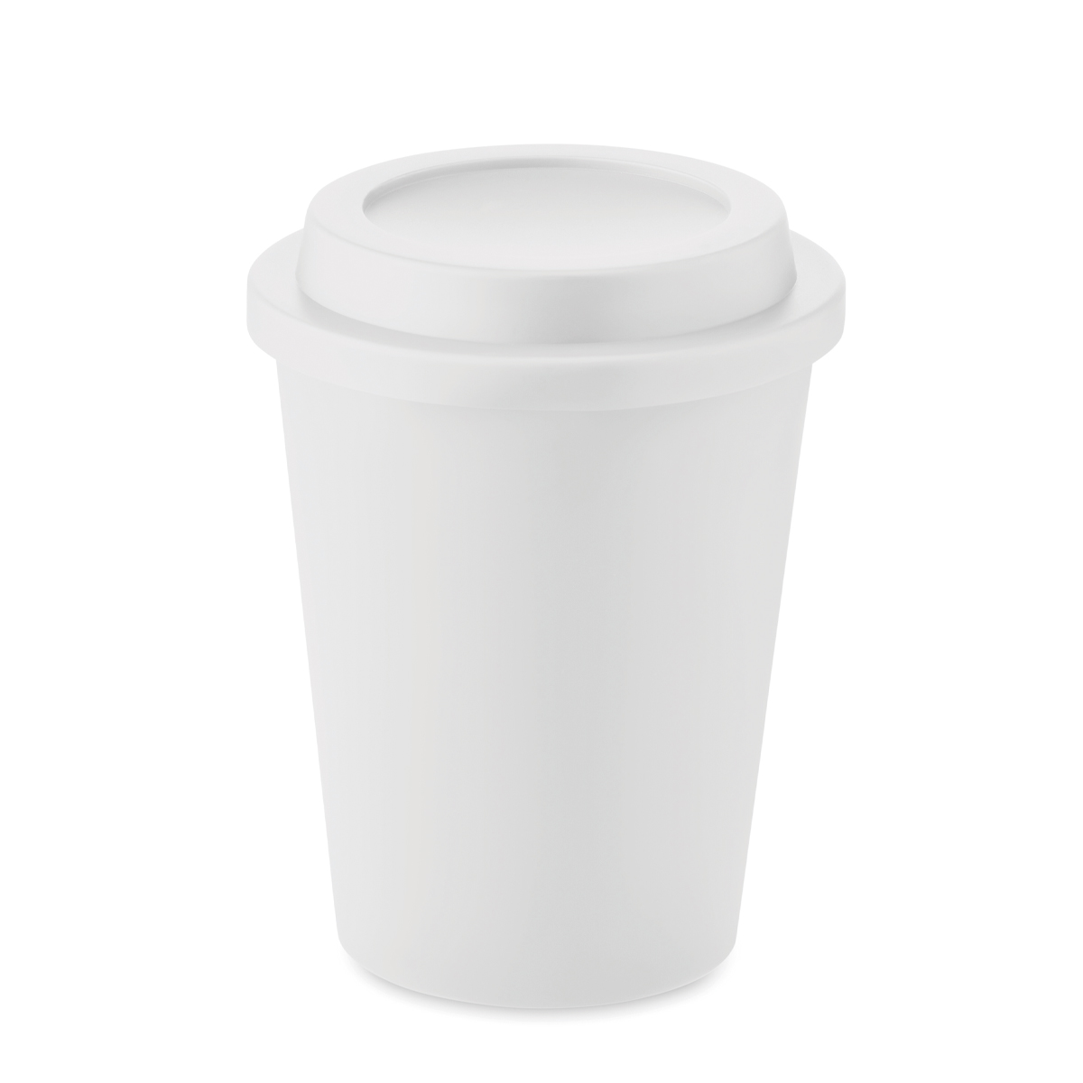 Basic-kunststof-koffiebeker-300-ml-bedrukken-wit