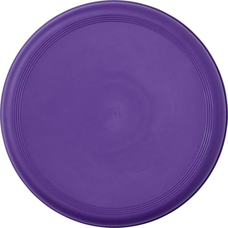 Frisbee-gerecycled-kunststof-23-cm-bedrukken-paars