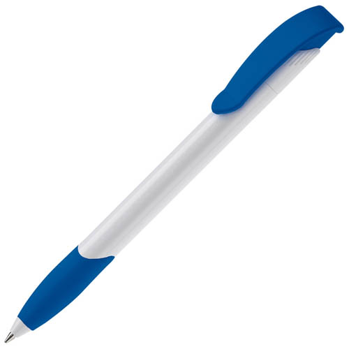 Balpen-met-rubberen-grip-ABS-bedrukken-blauw