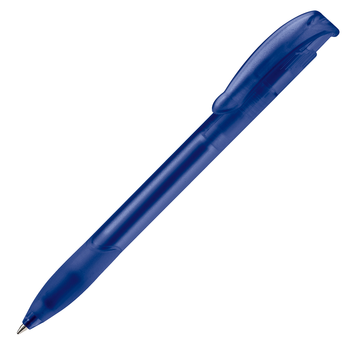 Balpen-met-matte-grip-bedrukken-blauw