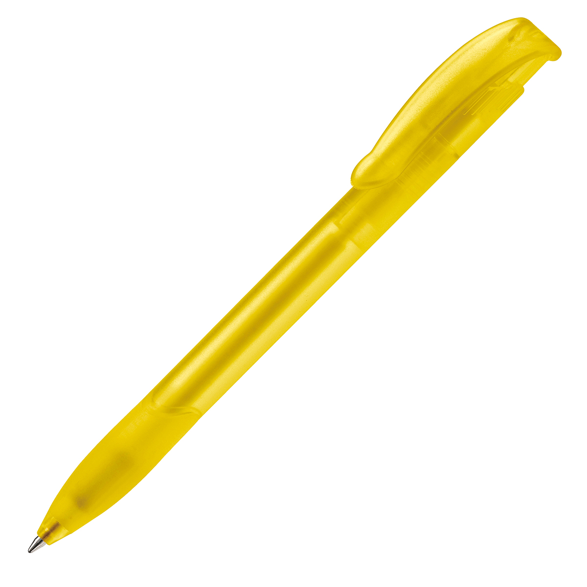 Balpen-met-matte-grip-bedrukken-geel
