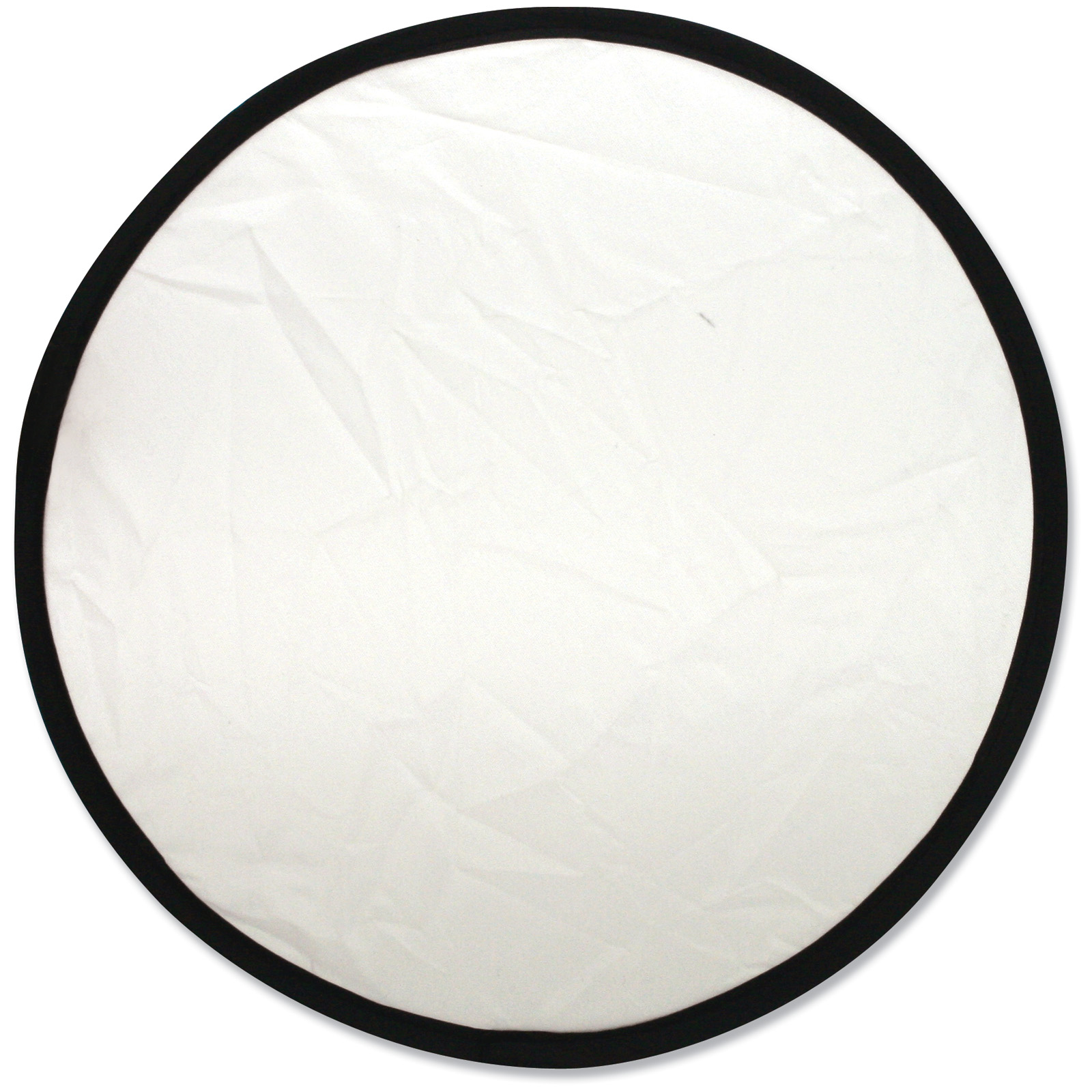 Frisbee-opvouwbaar-25-cm-Met-opberghoesje-Nylon-bedrukken-wit