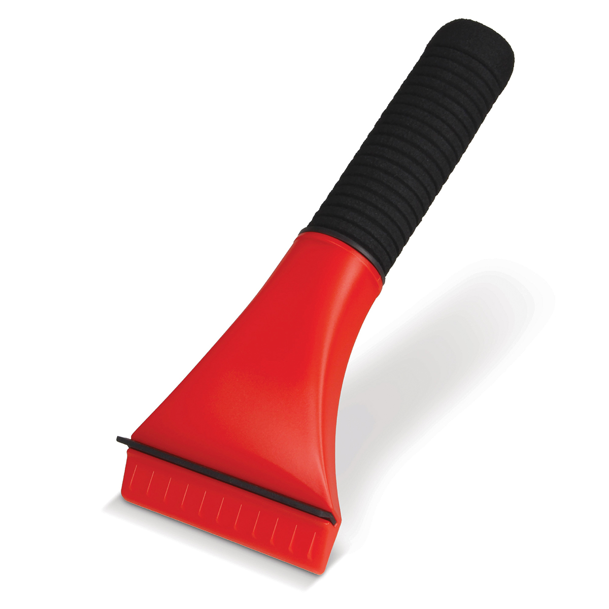 Ergonomische-ijskrabber-met-EVA-handvat-bedrukken-rood