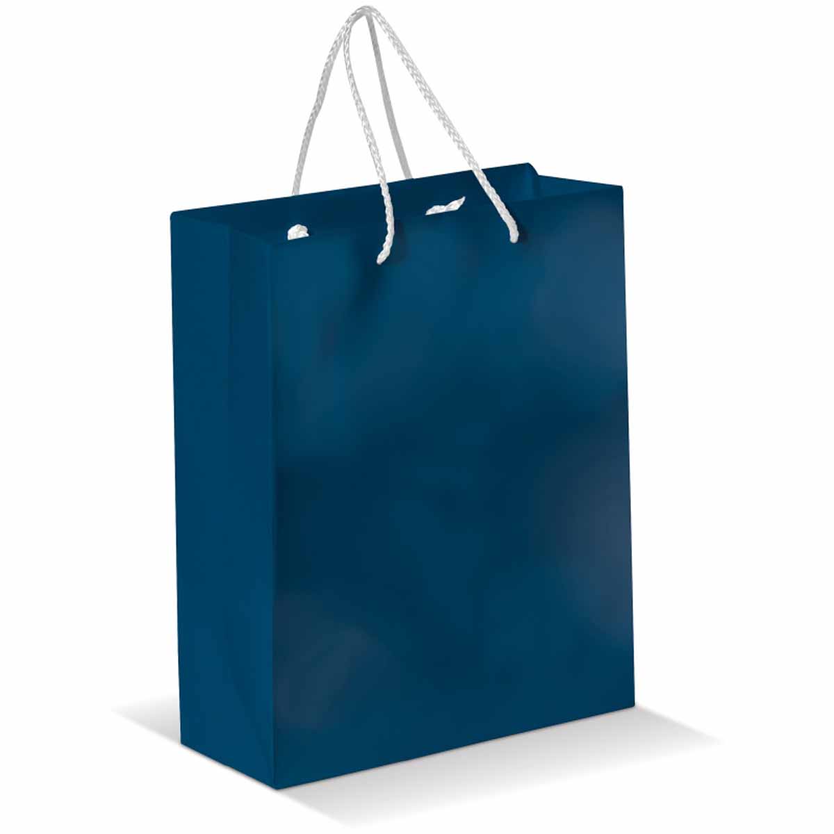Papieren-tas-A4-Glossy-200-gm-bedrukken-donkerblauw