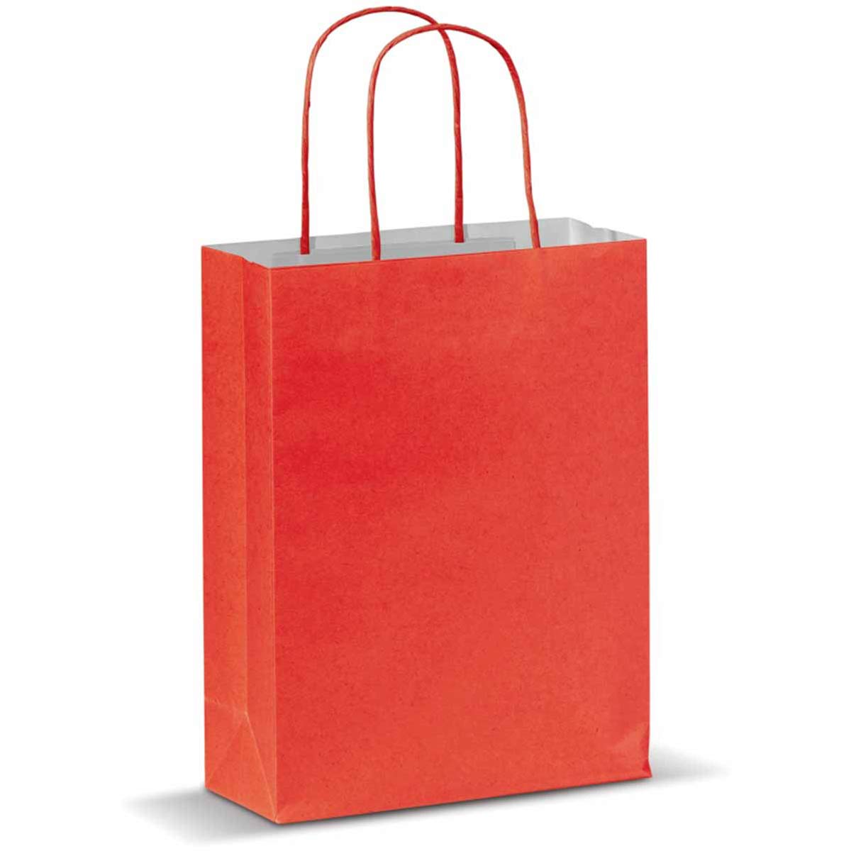 Papieren-tas-18-x-24-cm-Mat-bedrukken-rood
