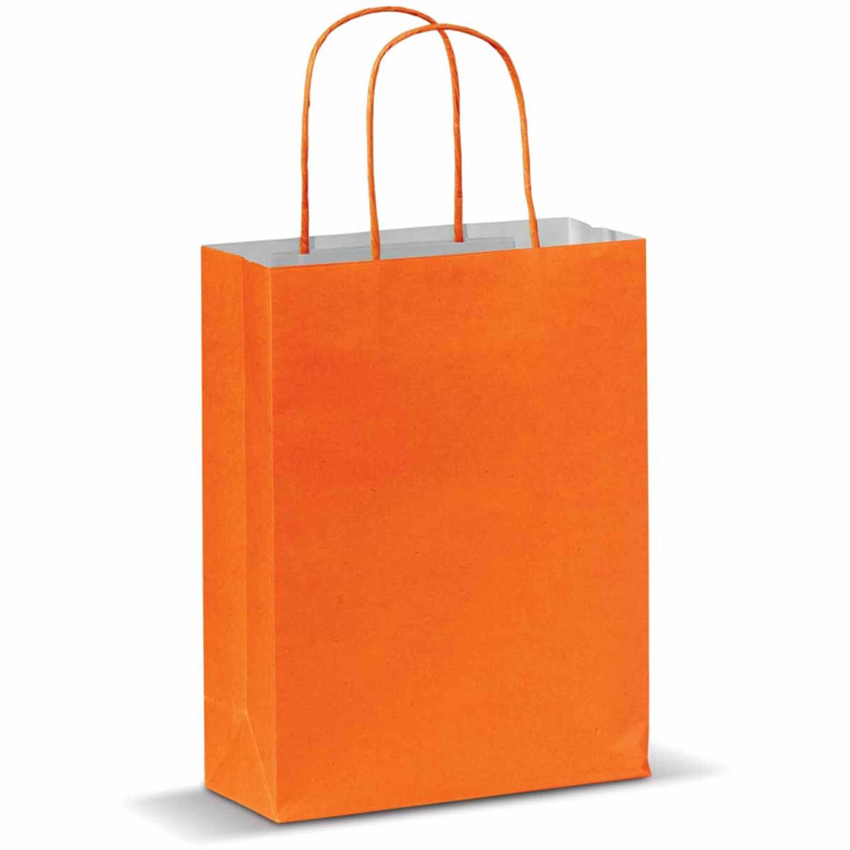 Papieren-tas-18-x-24-cm-Mat-bedrukken-oranje