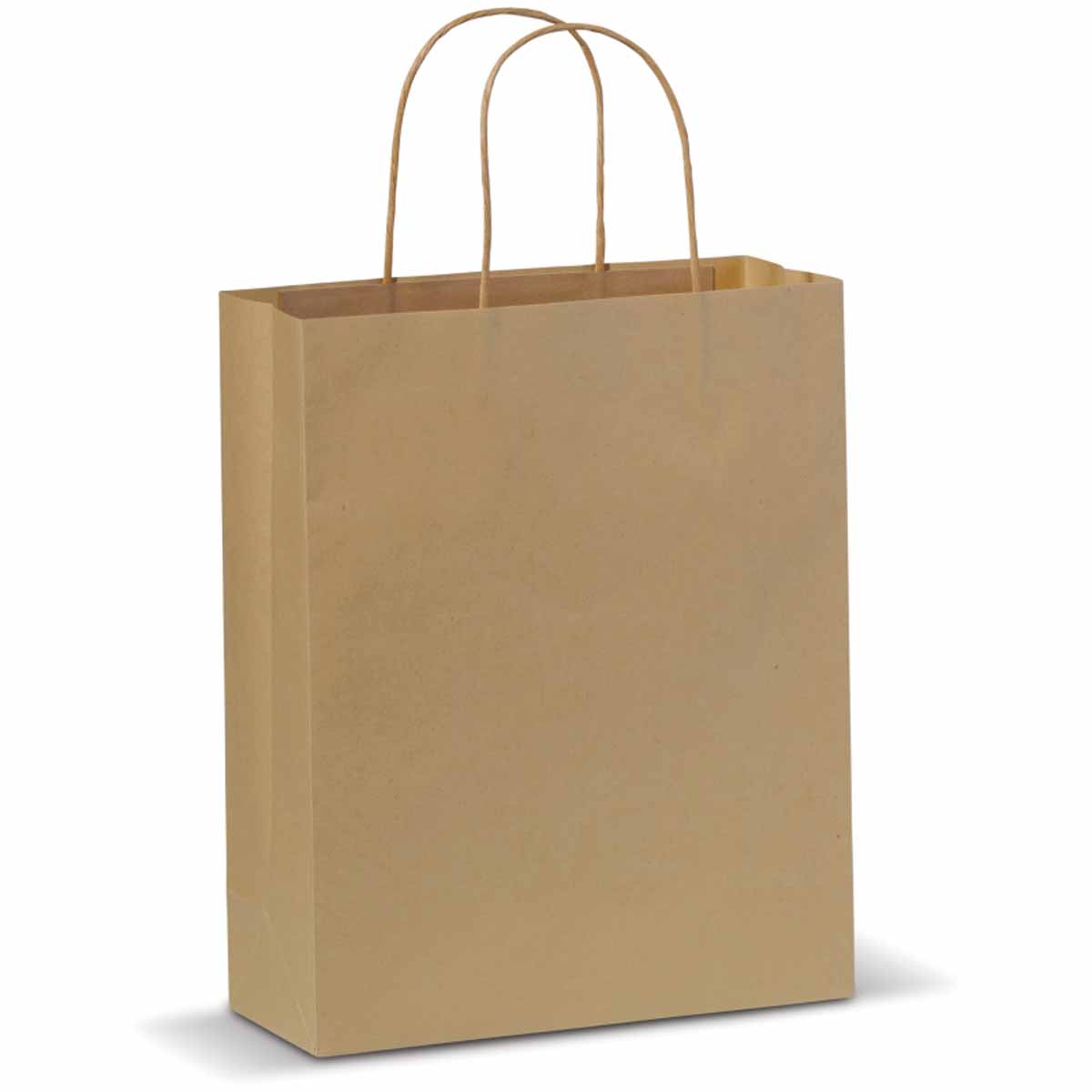 Papieren-tas-24-x-30-cm-Mat-bedrukken-bruin