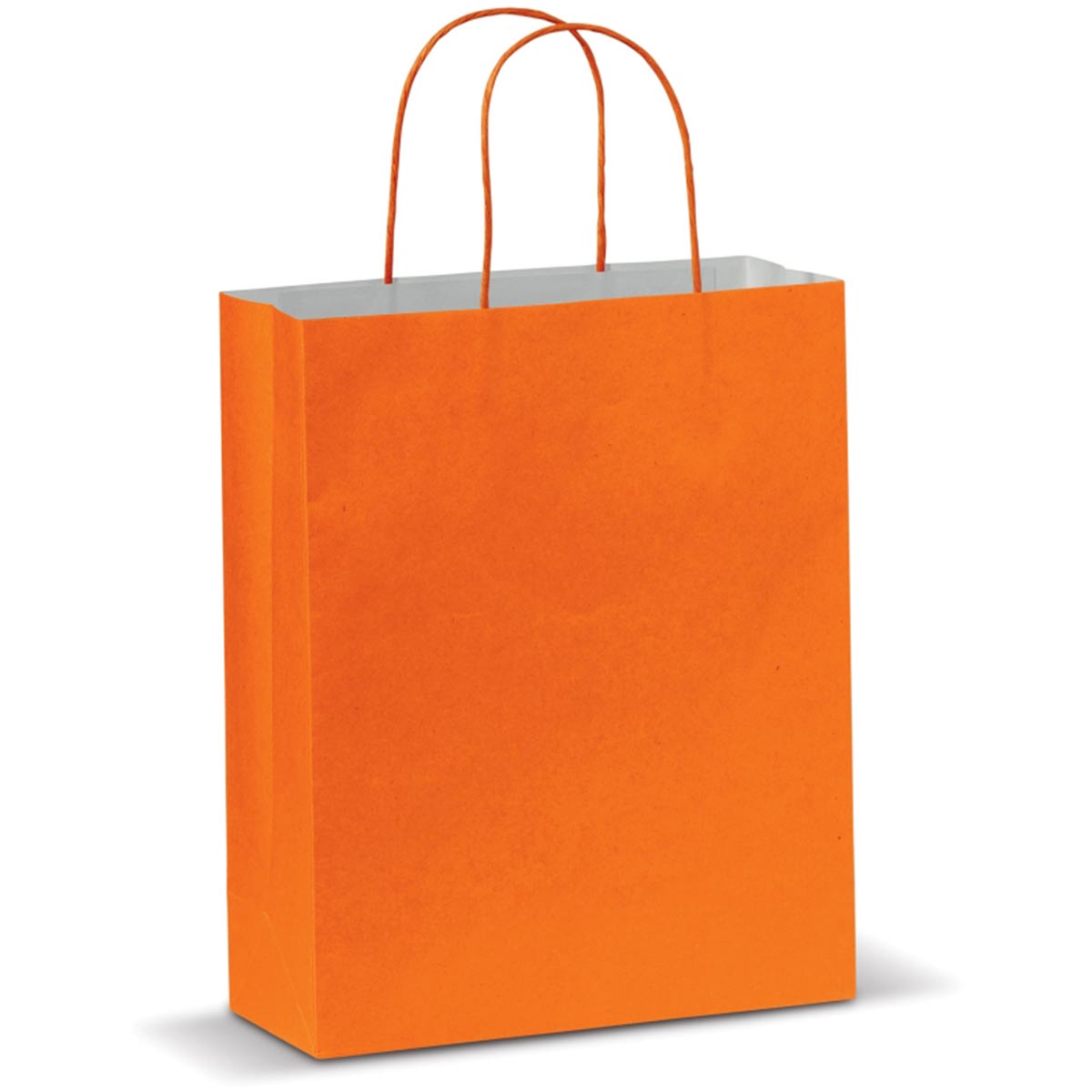 Papieren-tas-24-x-30-cm-Mat-bedrukken-oranje