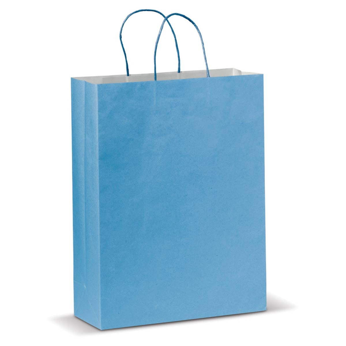 Papieren-tas-30-x-40-cm-Mat-bedrukken-lichtblauw