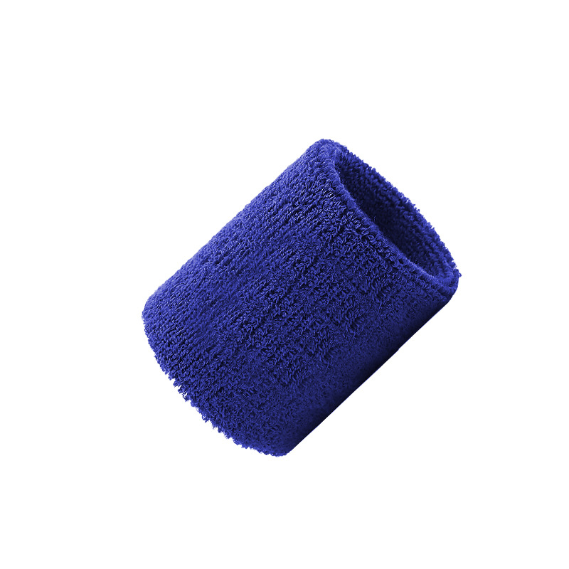 Zweetbandje-katoen-Met-geweven-label-bedrukken-blauw