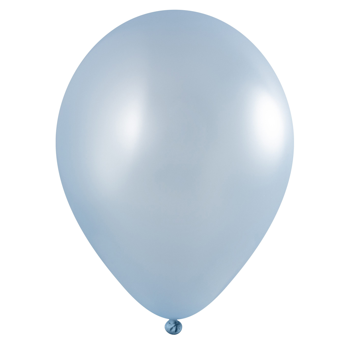 Medium-ballonnen-33-cm-Metallic-kleuren-bedrukken-lichtblauw