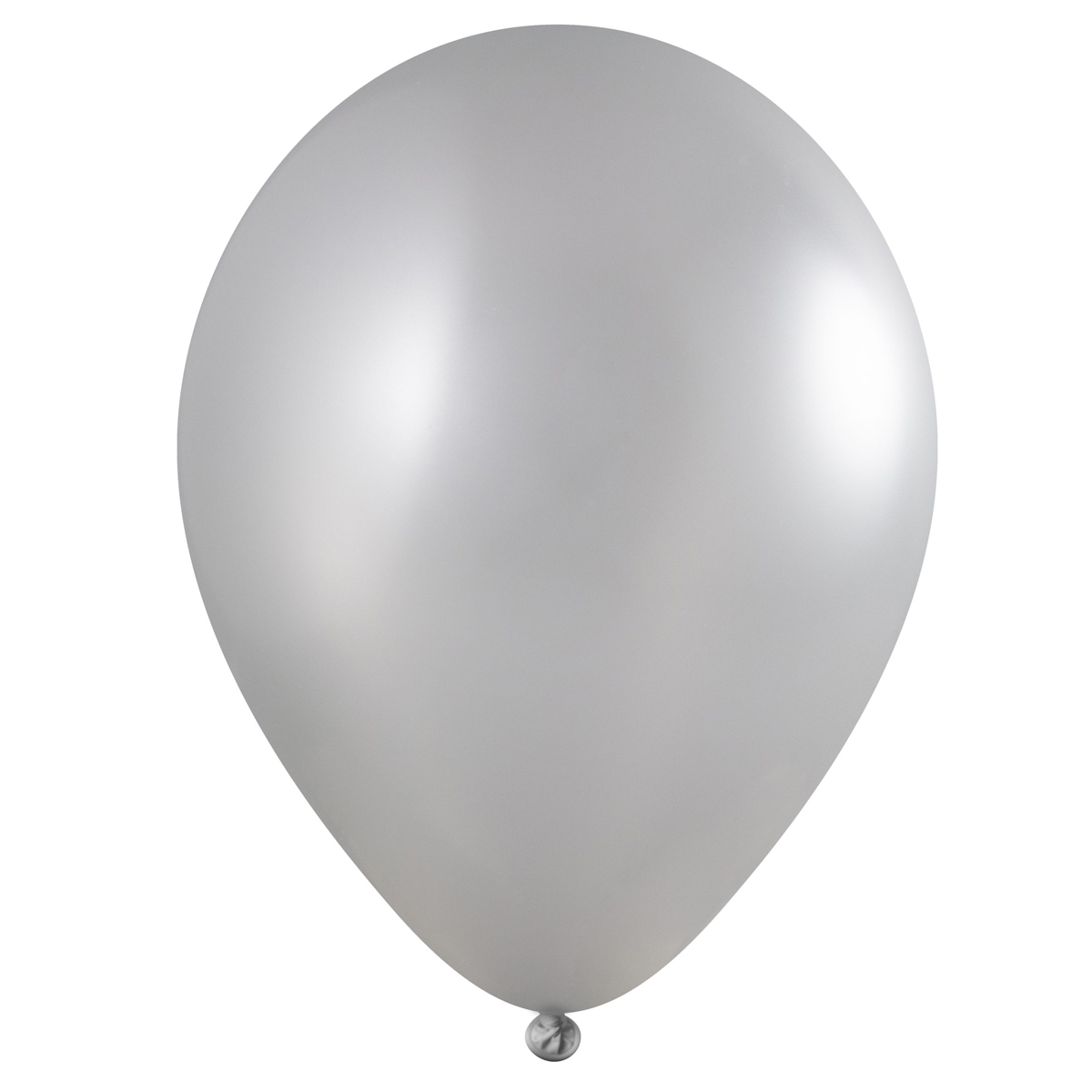 Medium-ballonnen-33-cm-Metallic-kleuren-bedrukken-zilver
