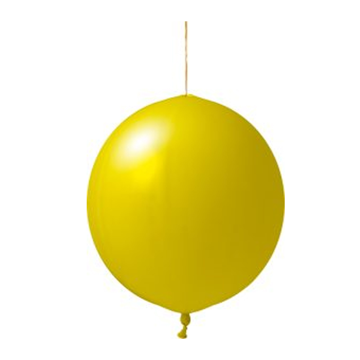 Punch-ballonnen-45-cm-Pastel-kleuren-bedrukken-geel