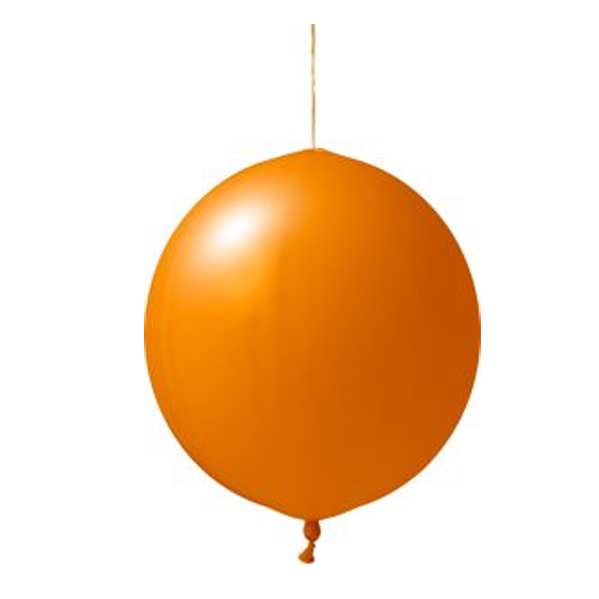 Punch-ballonnen-45-cm-Pastel-kleuren-bedrukken-oranje