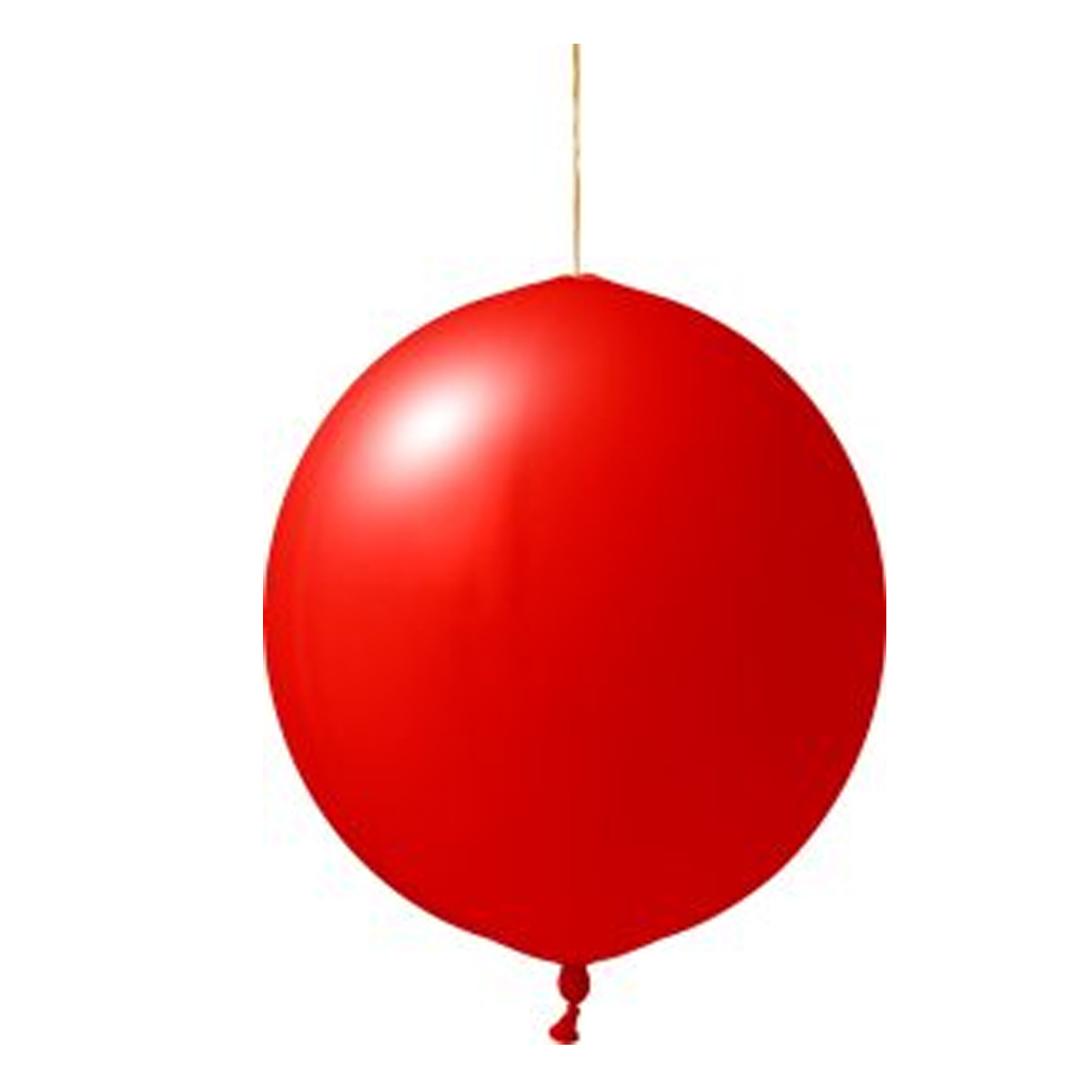Punch-ballonnen-45-cm-Pastel-kleuren-bedrukken-rood