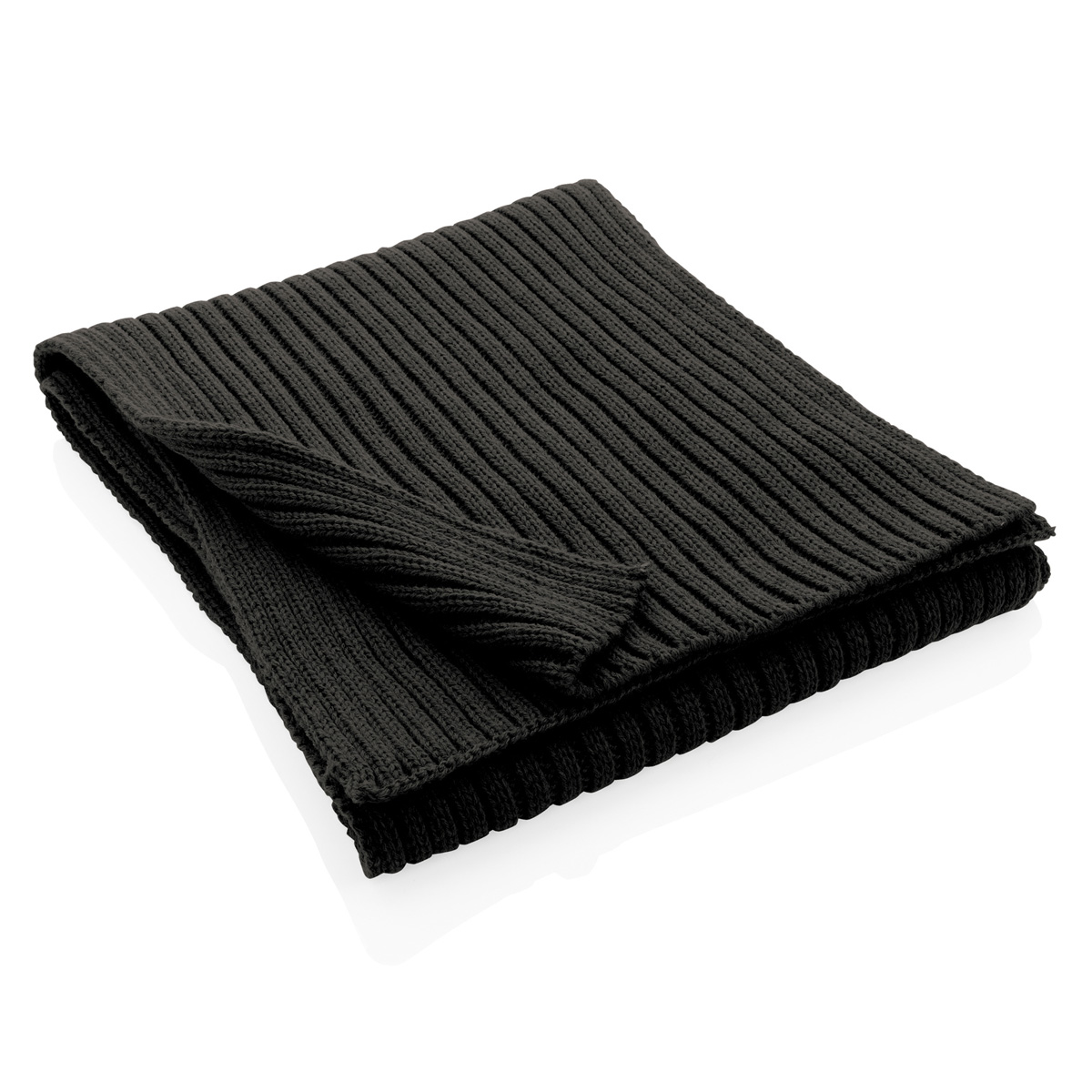 XD-collection-polylana-acryl-sjaal-180-x-25-cm-bedrukken-zwart