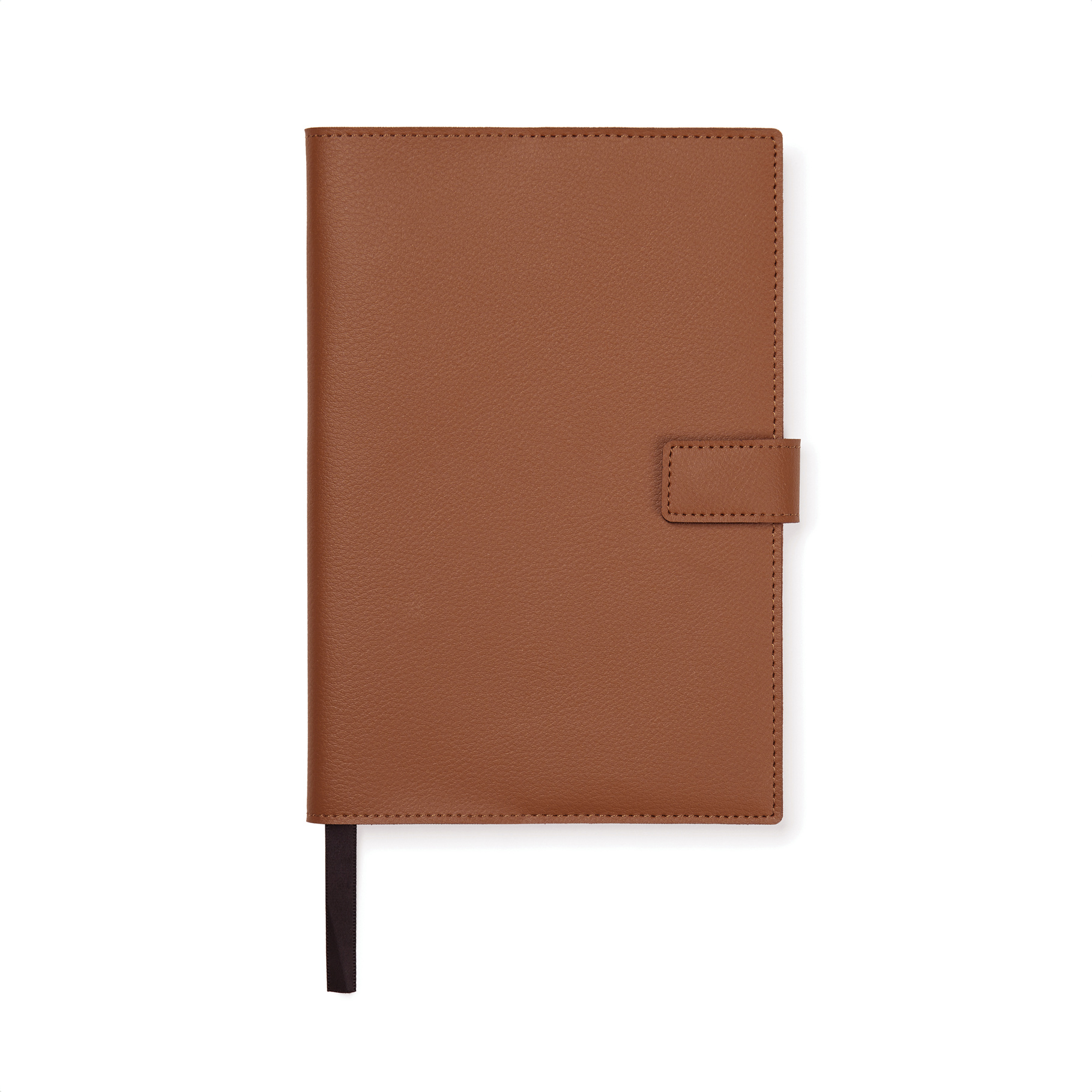 A5-softcover-notitieboek-Timo-Polyurethaan-96-vellen-bedrukken-bruin
