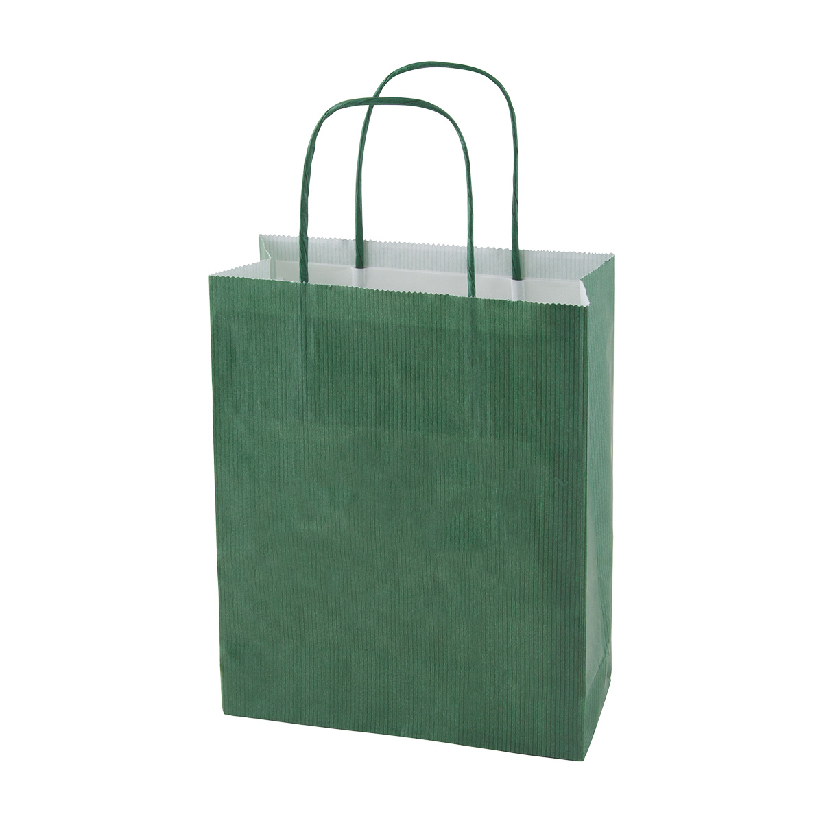 Papieren-tasje-18-x-22-cm-90-gm-bedrukken-donkergroen