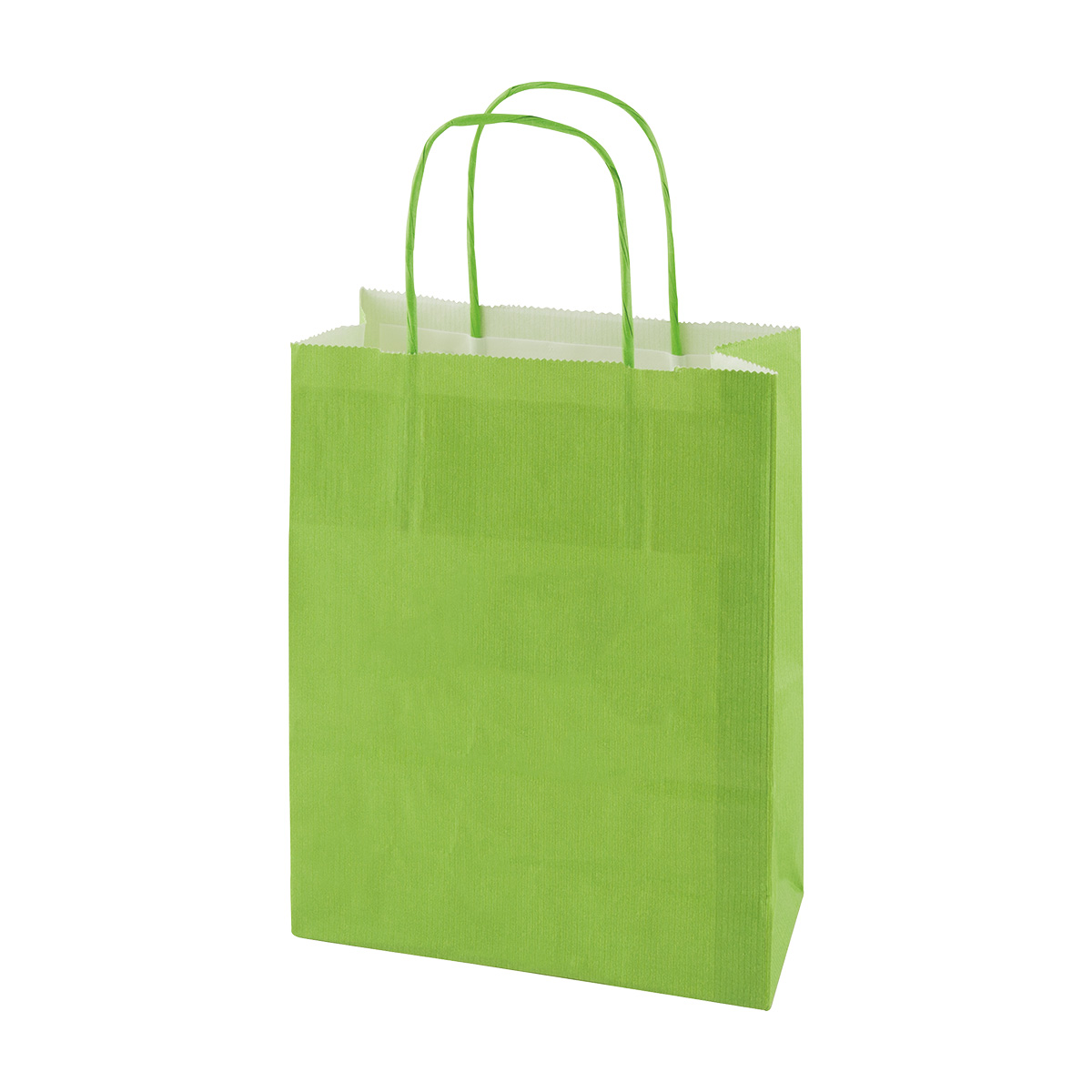 Papieren-tasje-18-x-22-cm-90-gm-bedrukken-lichtgroen