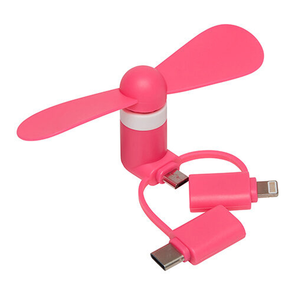 Smartphone-ventilator-3-in-1-bedrukken-roze