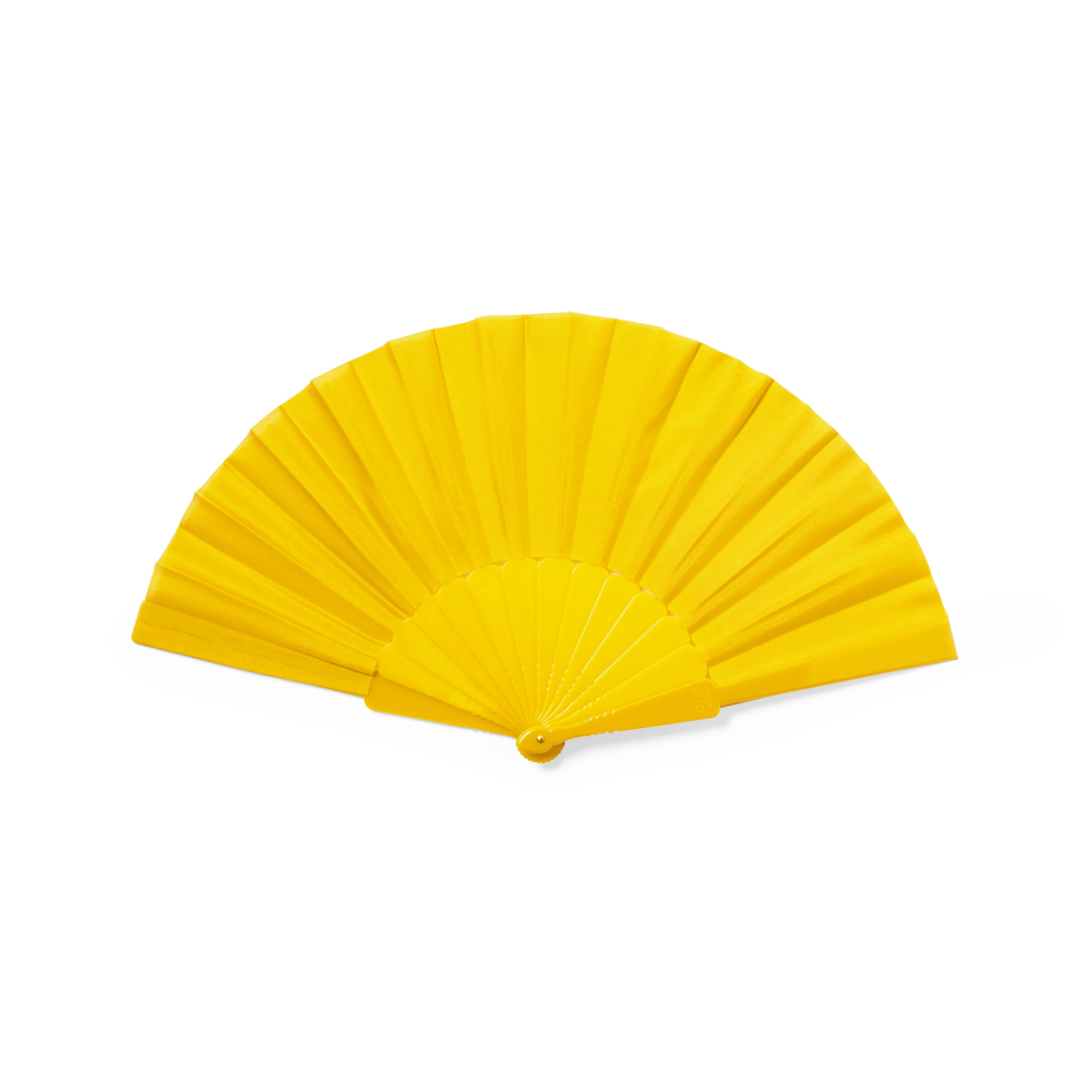 Basic-waaier-RPET-handvat-bedrukken-geel