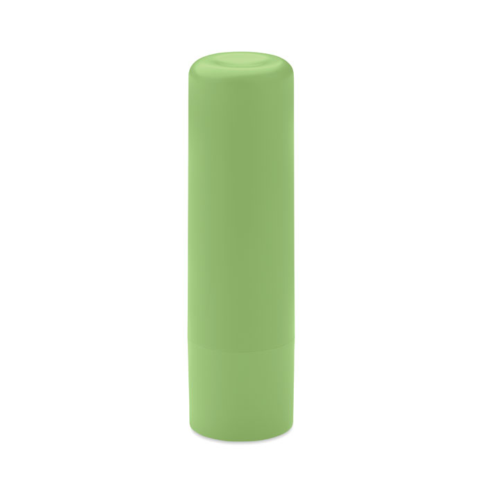 Veganistische-vanille-lippenbalsem-stick-SPF10-bedrukken-groen