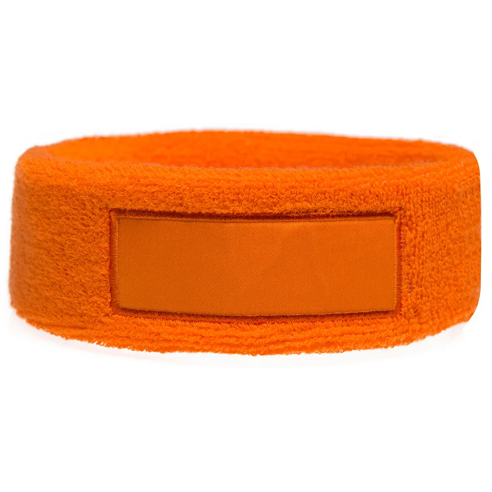 Oranje-hoofdzweetband-Katoen-One-size-bedrukken-oranje