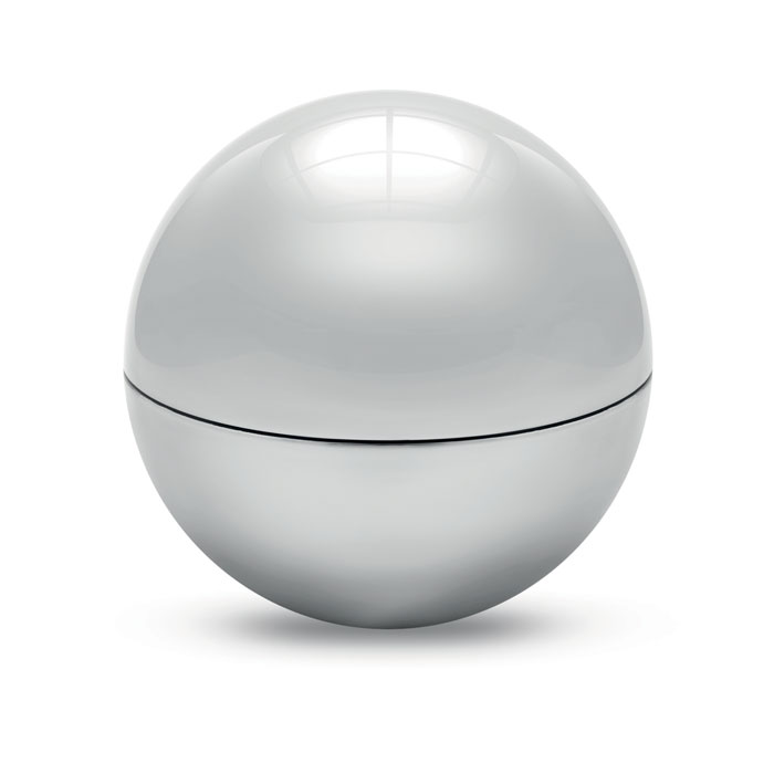 Vanille-lippenbalsem-bol-Metallic-bedrukken-zilver