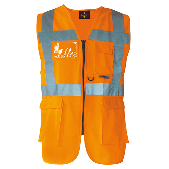 Korntex-veiligheidshesje-EN-20471-multi-functioneel-bedrukken-oranje