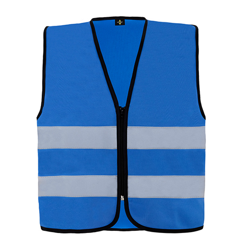 Korntex-Veiligheidshesje-met-ritssluiting-bedrukken-blauw