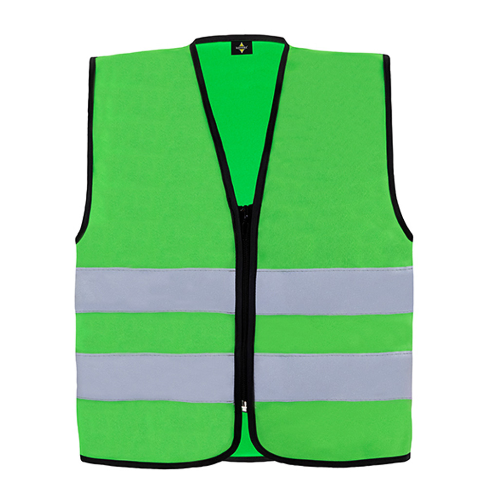 Korntex-Veiligheidshesje-met-ritssluiting-bedrukken-groen