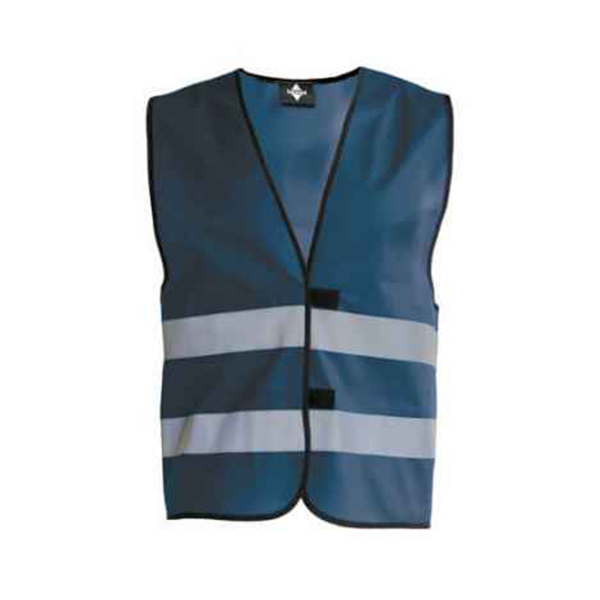 Veiligheidshesje-Hi-Vis-voor-kinderen-met-klittenband-bedrukken-donkerblauw