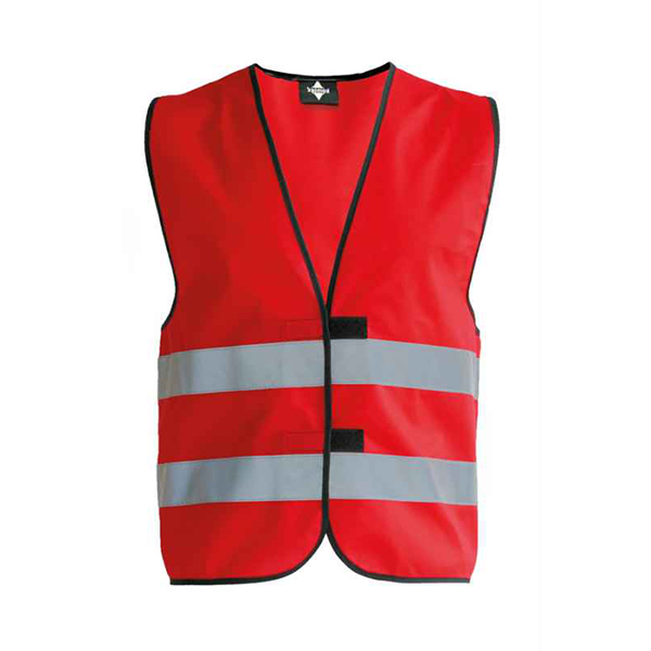 Veiligheidshesje-Hi-Vis-voor-kinderen-met-klittenband-bedrukken-rood
