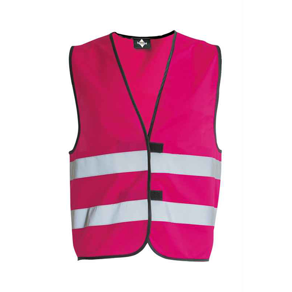 Veiligheidshesje-Hi-Vis-voor-kinderen-met-klittenband-bedrukken-roze