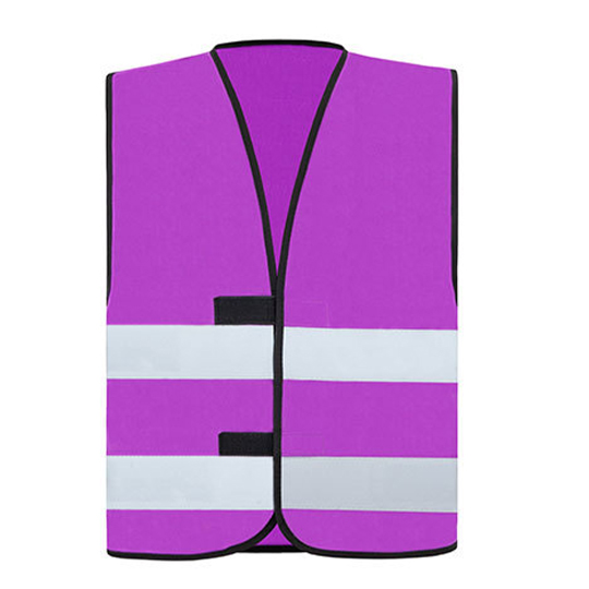 Veiligheidshesje-Hi-Vis-met-klittenband-Volwassenen-bedrukken-paars