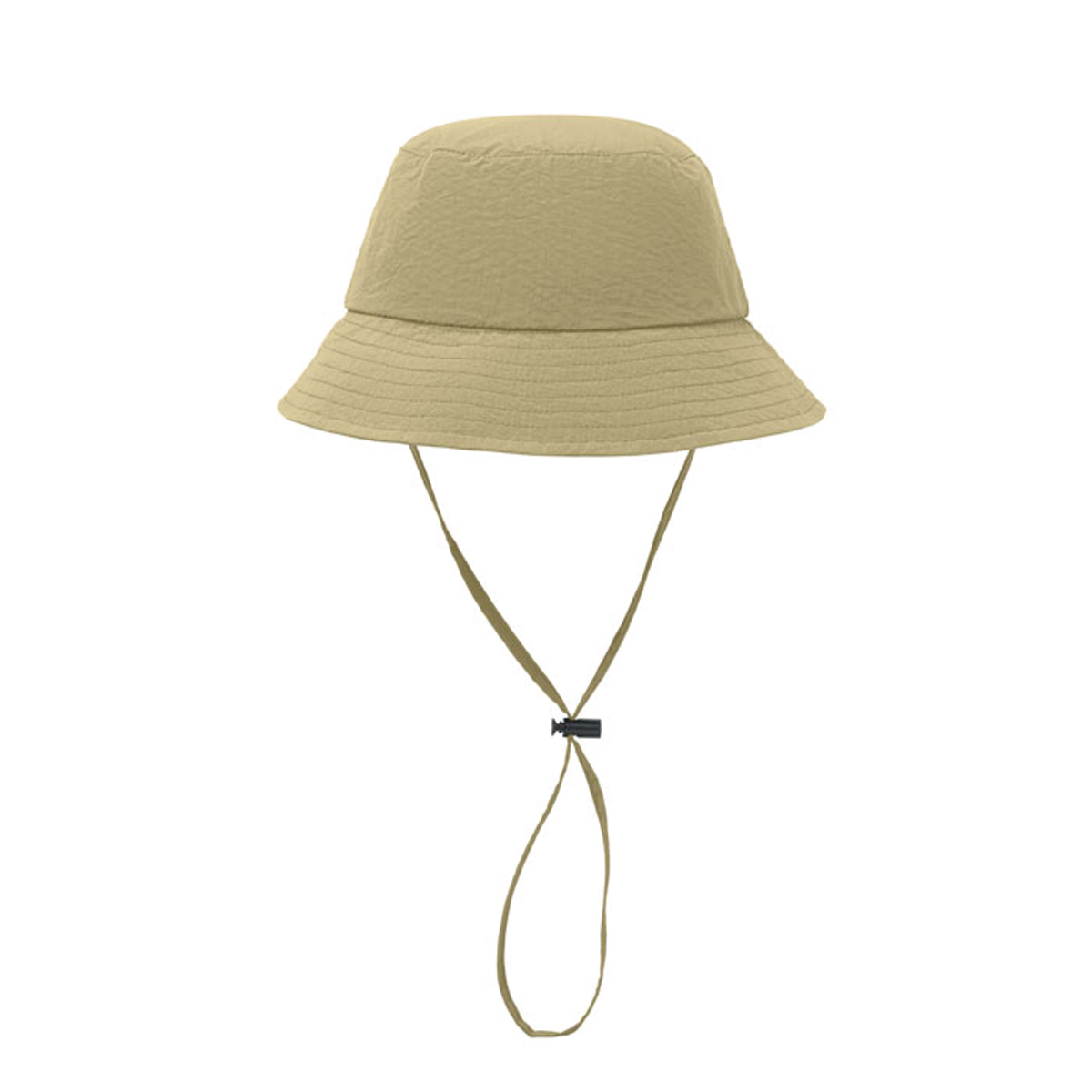 Waterproof-opvouwbaar-vissershoedje-met-nekkoord-105-gm-bedrukken-khaki