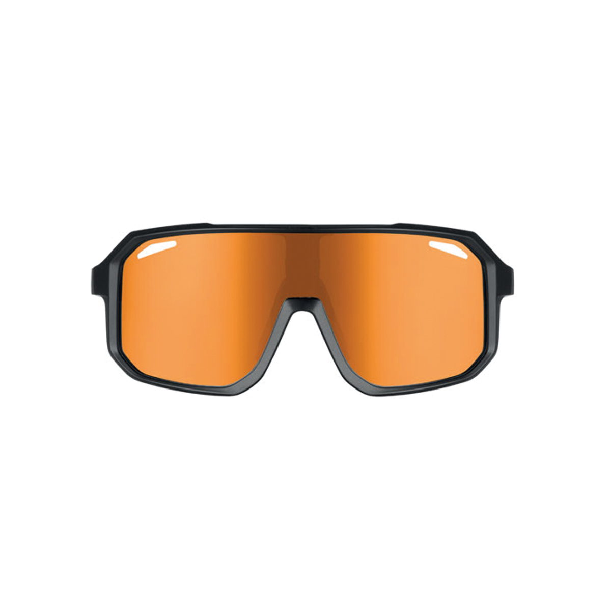 Zwarte-sport-zonnebril-Volledig-omrand-montuur-UV400-bedrukken-oranje