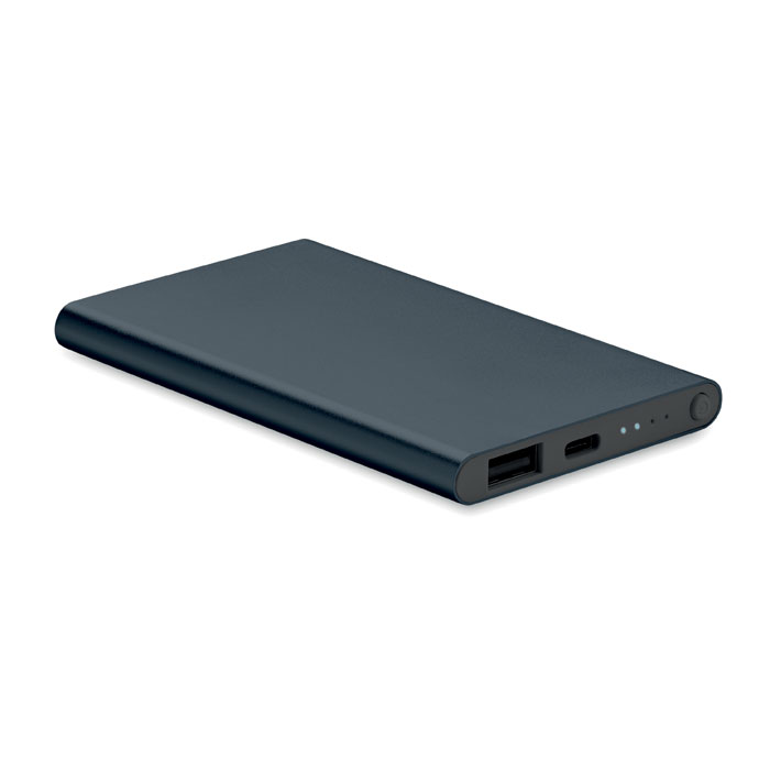 Powerbank-gerecycled-aluminium-4000-mAh-USB-C-bedrukken-donkerblauw