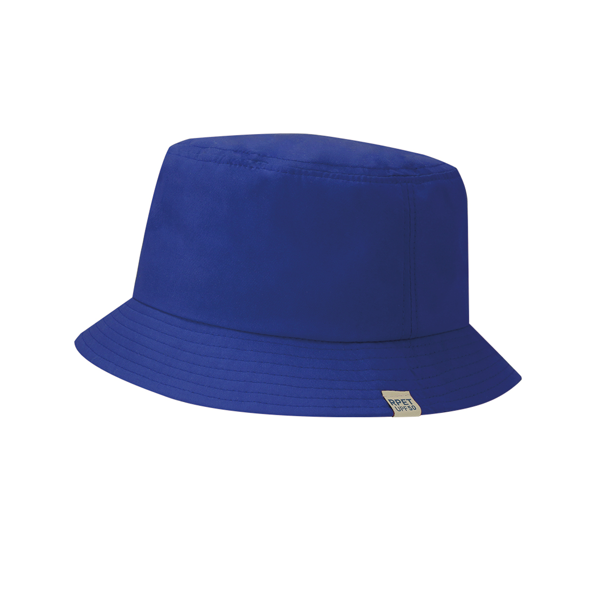 Vissershoedje-met-UV-bescherming-RPET-UPF50-bedrukken-blauw